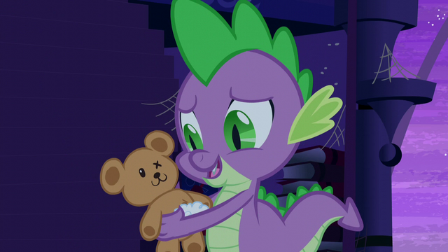 File:Spike holds the teddy bear S5E12.png