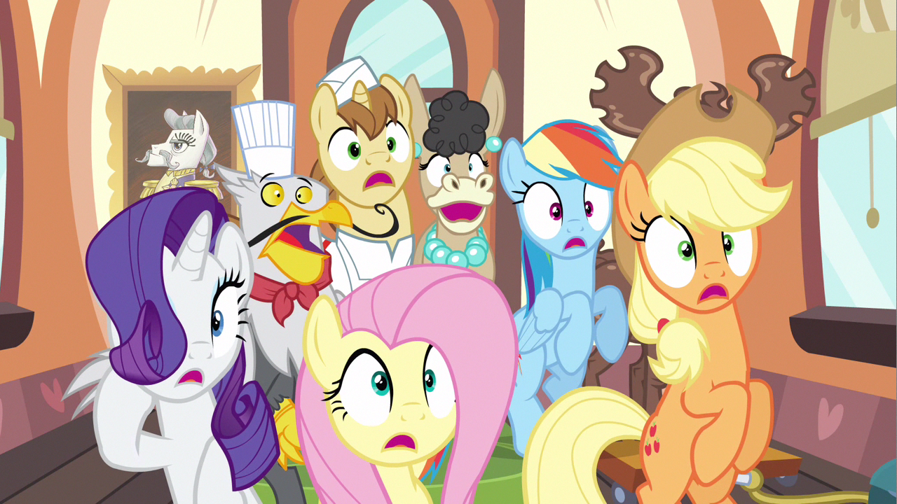 Image - Rarity & group gasp S2E24.png  My Little Pony 