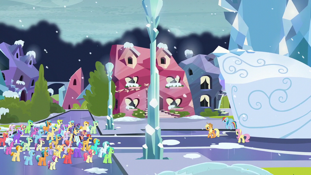 File:Applejack speaking to the crowd of Crystal Ponies S6E2.png