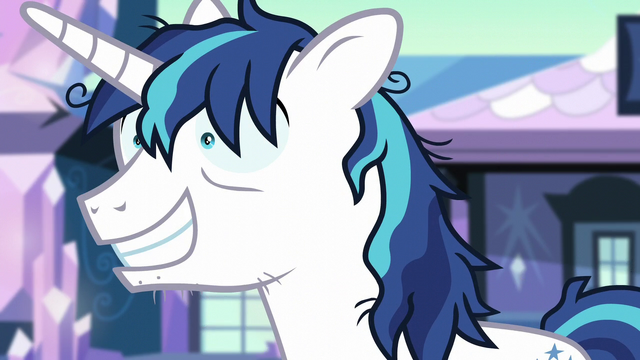 File:Shining Armor's manic grin S6E1.png