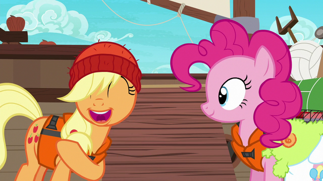 File:Applejack "a boat ride of adventure!" S6E22.png