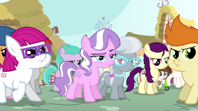 File:Diamond Tiara and Silver Spoon displeased S4E15.png