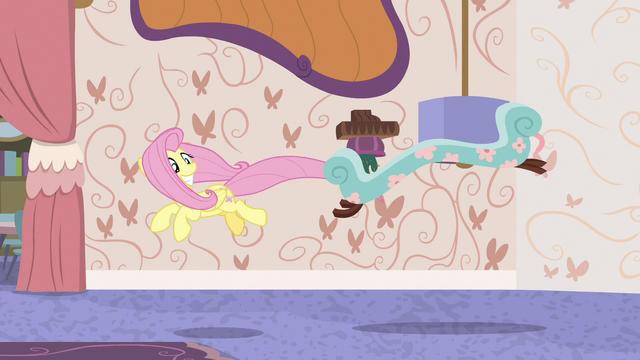 File:Fluttershy playing with the chaise lounge S7E12.png