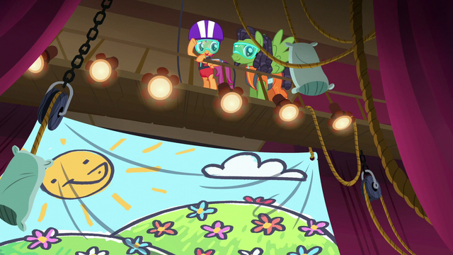 File:Scootaloo and bungee jump pony on the rafters S6E4.png