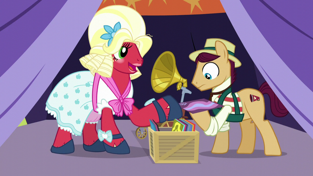 File:Orchard Blossom gives record to booth barker S5E17.png