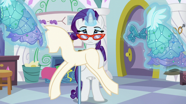 File:Rarity levitates a completed Princess Dress awa S5E14.png