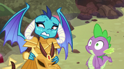 Princess Ember wincing S6E5