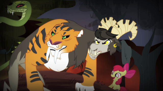 File:Chimera about to attack Applejack S4E17.png