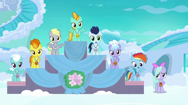 File:Filly Rainbow in fourth place at award ceremony S7E7.png