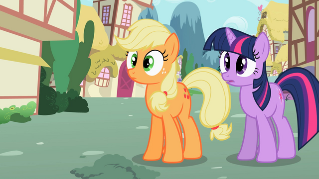 File:Applejack Hat-less S2E6.png