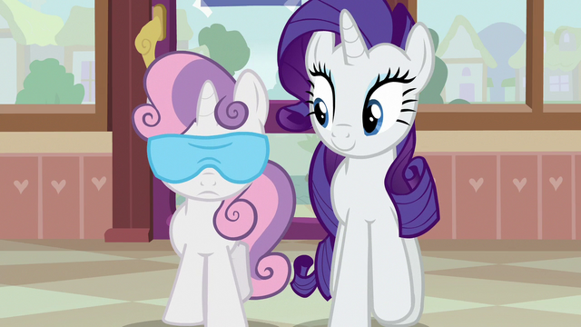 File:Rarity and blindfolded Sweetie Belle S7E6.png
