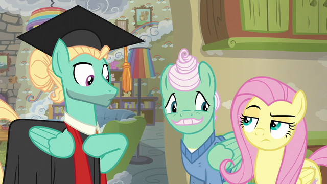 File:Fluttershy gives Zephyr the unamused eye again S6E11.png