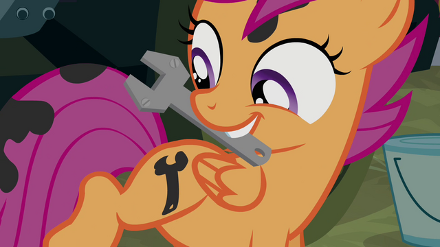 File:Scootaloo with wrench 'cutie mark' S3E04.png