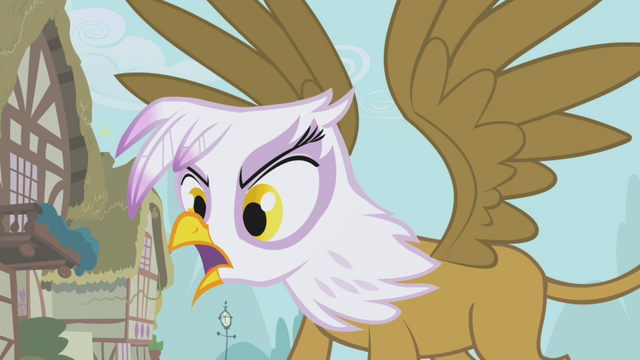 File:Gilda berating Fluttershy S1E05.png