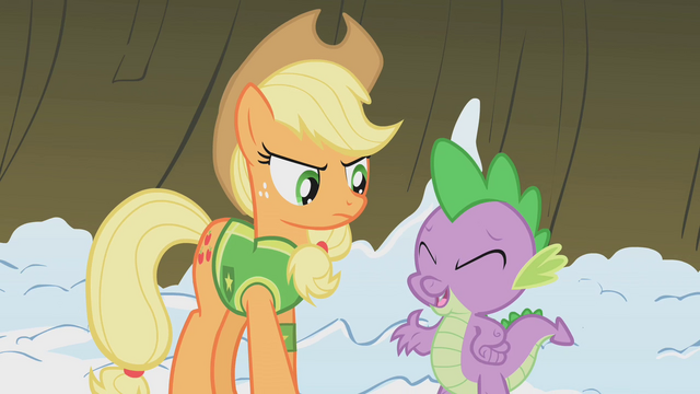 File:Spike pleased that Twilight took his advice S1E11.png