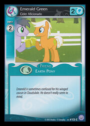 Emerald Green, Cider Aficionado card MLP CCG