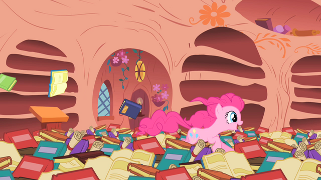 File:Pinkie Pie demonstrating "Some are fast!" S1E16.png