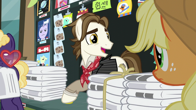 File:Newspaper Pony "it's never a good time" S5E16.png