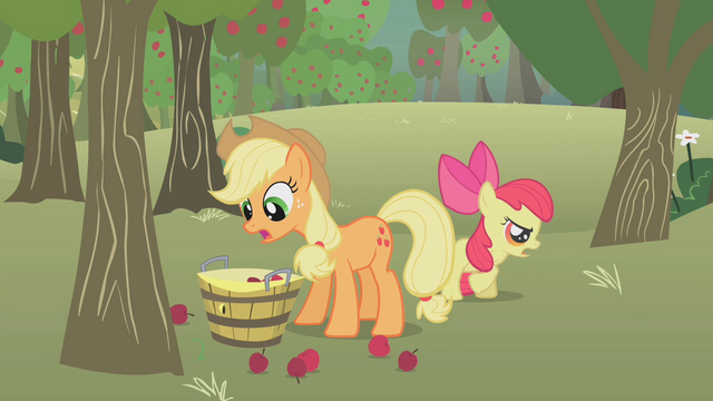 File:Applejack picking up apples S1E12.png