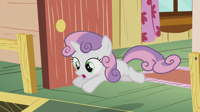 File:Sweetie Belle chases after Diamond Tiara S5E18.png