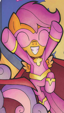 File:Comic issue 15 Superhero Scootaloo.png