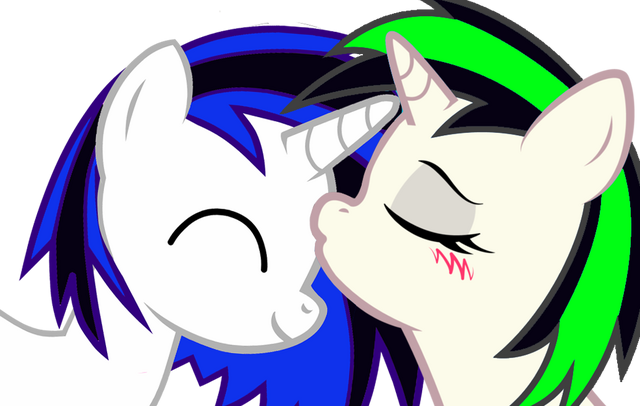 File:FANMADE Eniggie and Boly Kissing.png