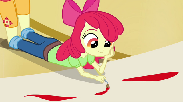 File:Apple Bloom painting a poster EG2.png