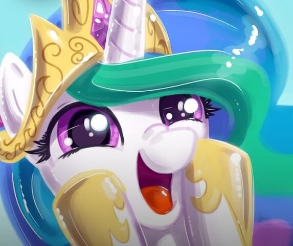 File:FANMADE Princess Celestia surprised.jpg