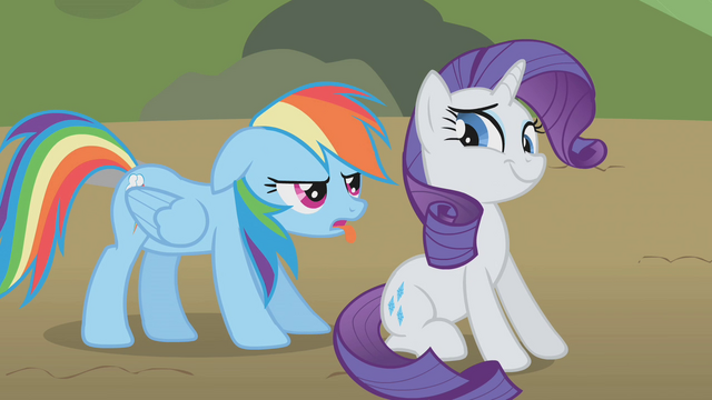 File:Rainbow Dash sticking her tongue out S1E10.png