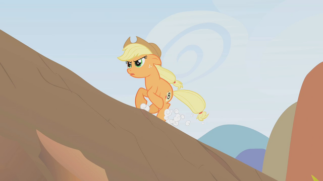 File:Applejack wrong way S01E13.png