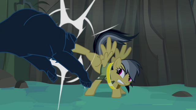 File:Daring Do kicking panther S4E04.png