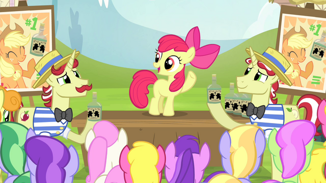 File:Apple Bloom speaking to the ponies S4E20.png