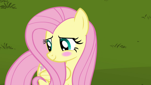 File:Fluttershy cute blush S03E10.png