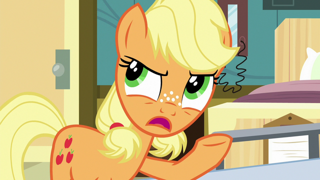 File:Young Applejack "you moan a few times" S6E23.png