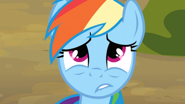 File:Rainbow Dash having regrets S3E09.png
