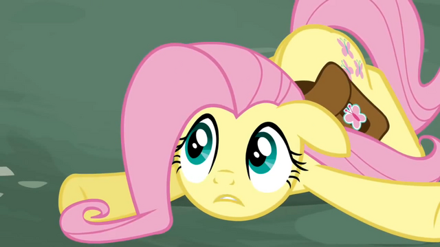 File:Fluttershy collapsed S02E19.png