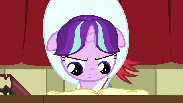 File:Young Snowfall hitting the books S6E8.png