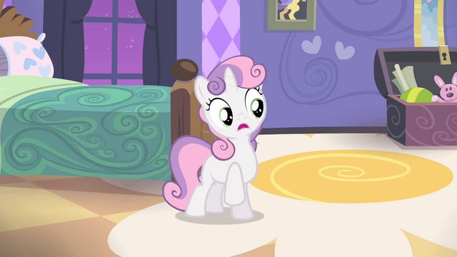 File:Sweetie imitating Rarity S4E19.png