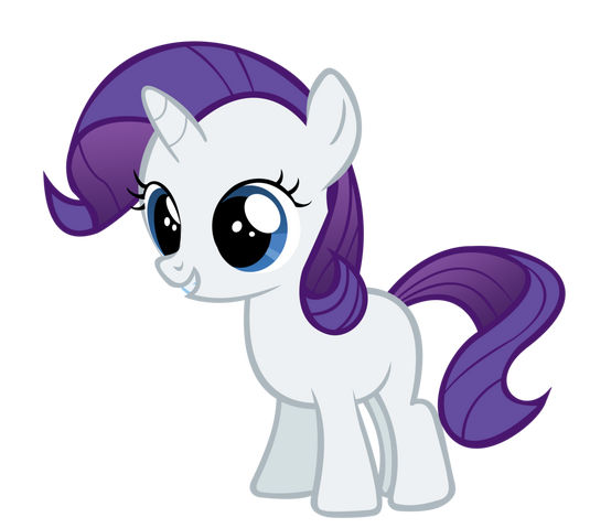 File:FANMADE Rarity filly.png