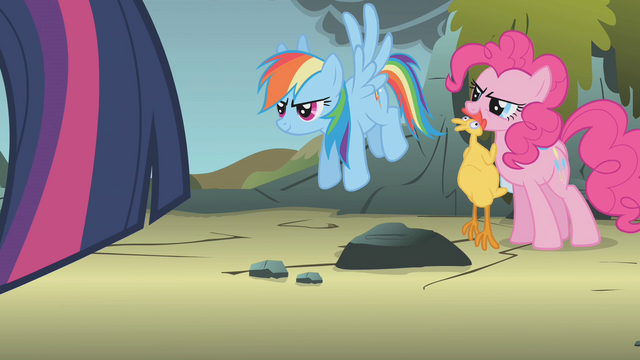 File:Rainbow Dash and Pinkie ready to go S1E07.png