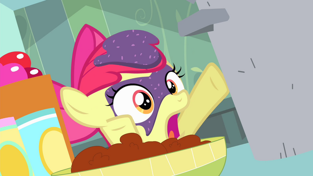 File:Apple Bloom covered in grape jam S4E17.png