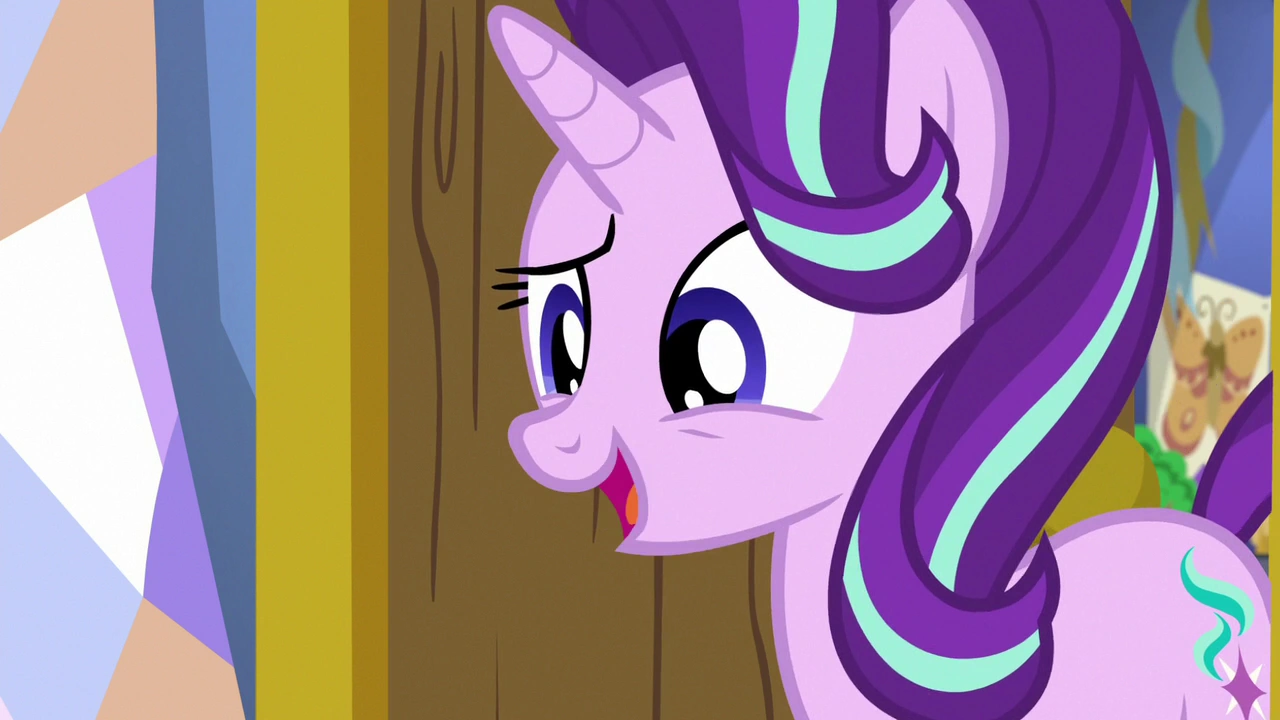 Image - Starlight Glimmer greeting Spike S7E1.png | My Little Pony