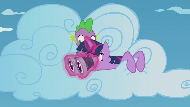 File:Twilight's eyes pop on binoculars lenses S5E25.png