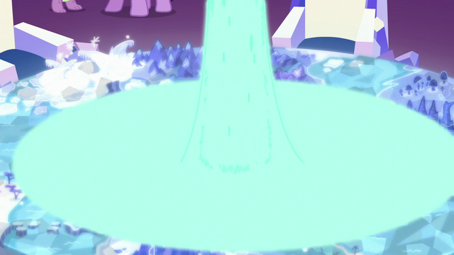 File:Magic glow from the Cutie Map being taken away by the scroll S5E26.png