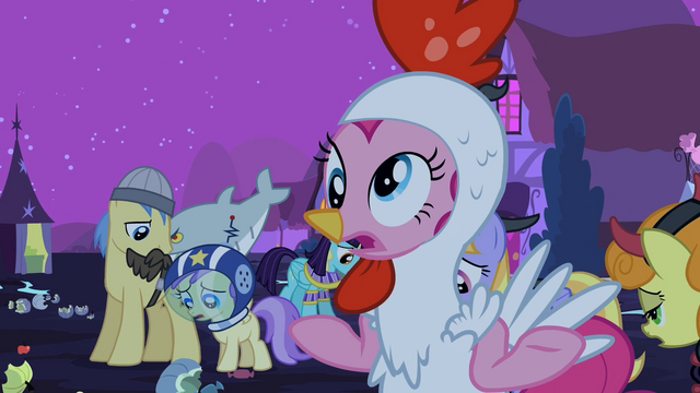 File:Pinkie Pie Chicken acting like a chicken S2E4.png
