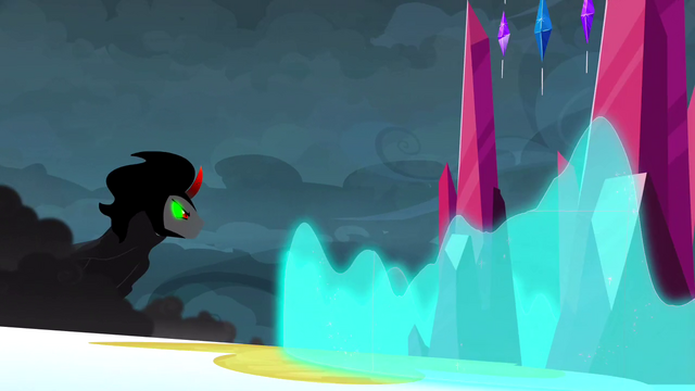 File:King Sombra attempts to get into the Crystal Empire S03E02.png