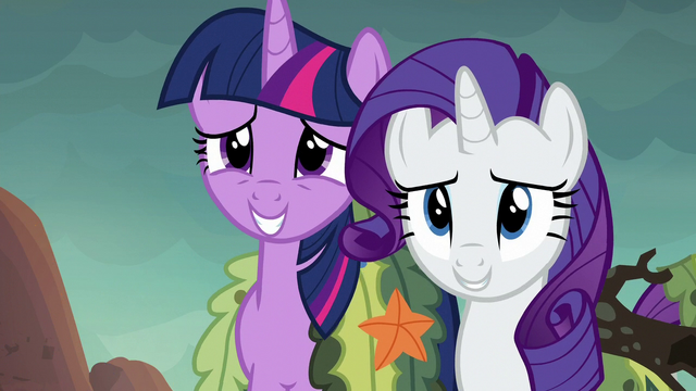 File:Twilight and Rarity embarrassed grin S6E5.png