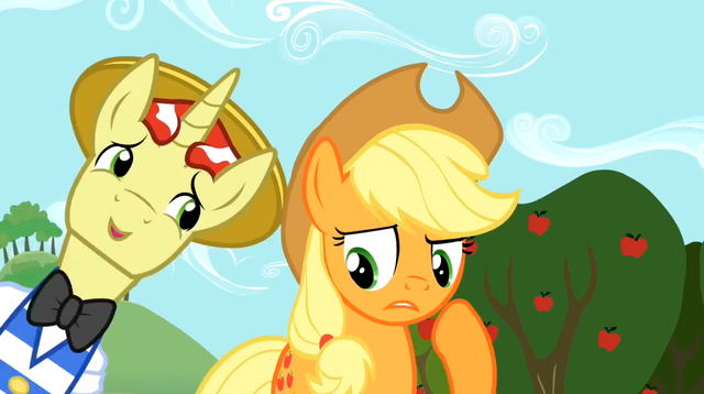 File:Uncertain Applejack and Flim S02E15.png
