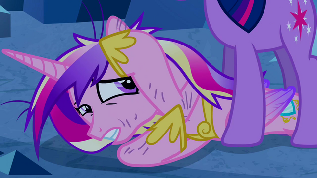 File:Princess Cadance shielding herself 2 S2E26.png
