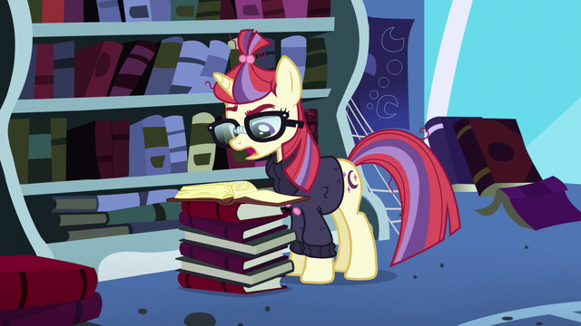 File:Moon Dancer reads her own message to Twilight S5E12.png